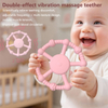 USB Vibrating Teether for Babies - Food Grade Silicone