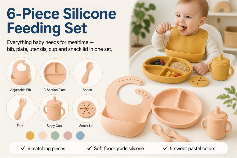 <span style="font-family:inter;"><span style="color:#2f4a52;"><strong>Complete Silicone Feeding Set for Easier Self-Feeding</strong></span></span> <link href="https://fonts.googleapis.com/css?family=Inter" rel="stylesheet" type="text/css" />