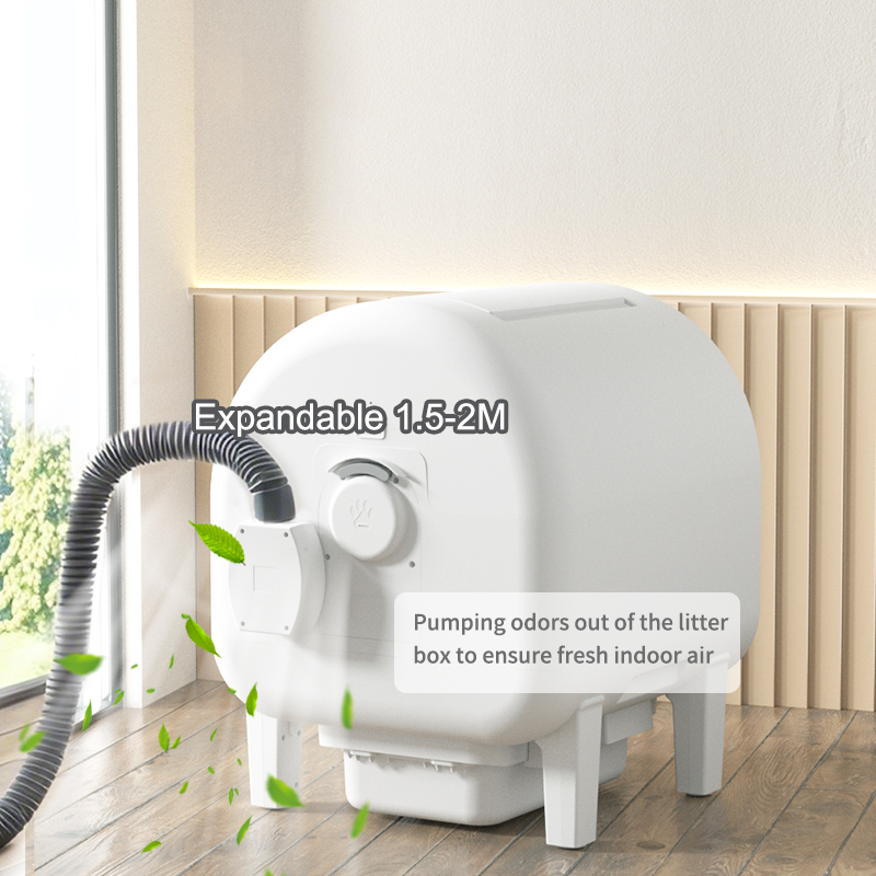 Self-Cleaning Cat Litter Box - APP Control for Multiple Cats