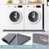 Washable Silicone Washer Dryer Covers Waterproof Washable Non-Slip Dust Washing Machine Cover Dryer Top Protector Mat