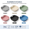 Wholesale BPA-free Air Fryer Silicone Pot Reusable Round Silicone Basket Heat Resistant Easy Cleaning Air Fryer Silicone Liners