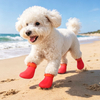 2027 Top Ranking Anti-Slip Rubber Boots Waterproof Silicone Dog Rain Shoes for Dogs-for Spring Summer Outdoor