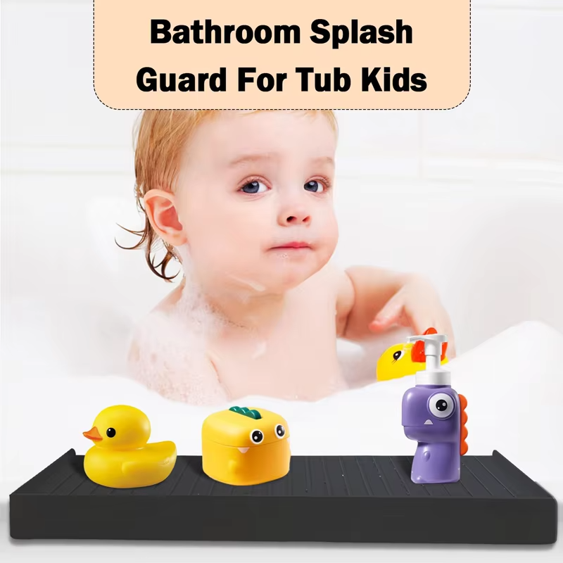 Custom Waterproof Silicone Sink Drain Mat Faucet Guard Draining Mat for Kitchen Sink
