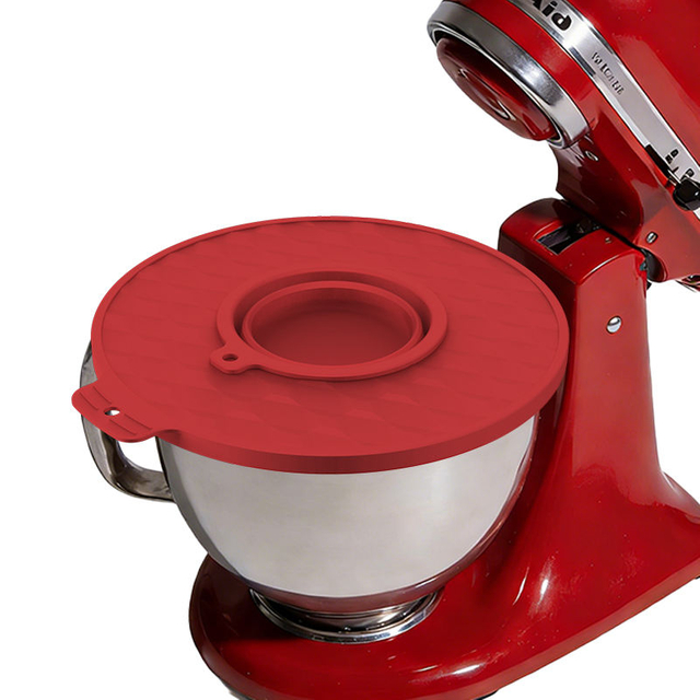 Silicone Bowl Liners Lid for Kitchenaid Mixers 5 Quart Mixing Bowl Liner Reusable Silicone Liner Bowls Mixer Lid for Bakery