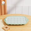 Silicoco 3D Drink Ice Ball Cube Maker Mold Sphere Square Shapes Silicone Ice Cube Trays Pallet Moldes With Lid Freezer Tray