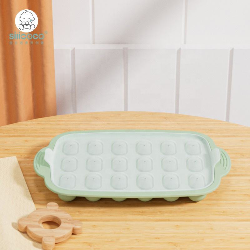 Silicoco 3D Drink Ice Ball Cube Maker Mold Sphere Square Shapes Silicone Ice Cube Trays Pallet Moldes With Lid Freezer Tray