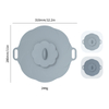 2027 New Arrivals Wholesale Safe Cooking Boil Over Microwave Lid Silicone Spill Stopper Pot Cover