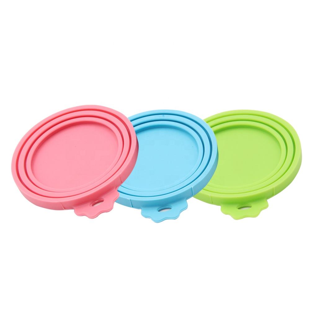 Oferta especial, tapas para latas de mascotas, tapas de silicona para latas, cubierta para comida para perros y gatos, tama&ntilde;o Universal, apto para 3 latas de comida de tama&ntilde;o est&aacute;ndar