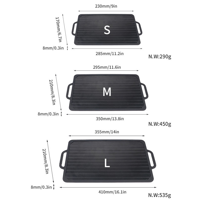 New High Quality Defrost Tray Thaw Frozen Food Defrost Master Kitchen Gadgets Meat Quick Defrosting Plate Board
