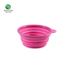 Silicone Collapsible Dog Bowl, Foldable Expandable Cup Dish for Pet Cat Food Water Feeding Portable Travel Bowl Free Carabiner