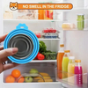 Reusable Durable Silicone 3-in-1 Pet Food Can Leak-Proof Storage Container for Cats Dogs