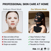 Professional Salon Style Standing Silicone LED Light Face Mask Mat Home Use Hand Held Skin Care Facial Mask