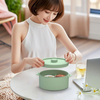 Top Ranking Food Grade Collapsible Silicone Vegetable Food Pot Microwave Steamer