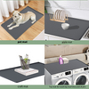 1300*650mm Foldable Silicone Mat Non-Slip Waterproof Silicone Washing Machine Cover Washer Dryer Top Protector Mat