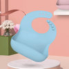 Custom Logo Silicone Baby Bibs Children's Design Style Adjustable Waterproof Food Grade for Baby