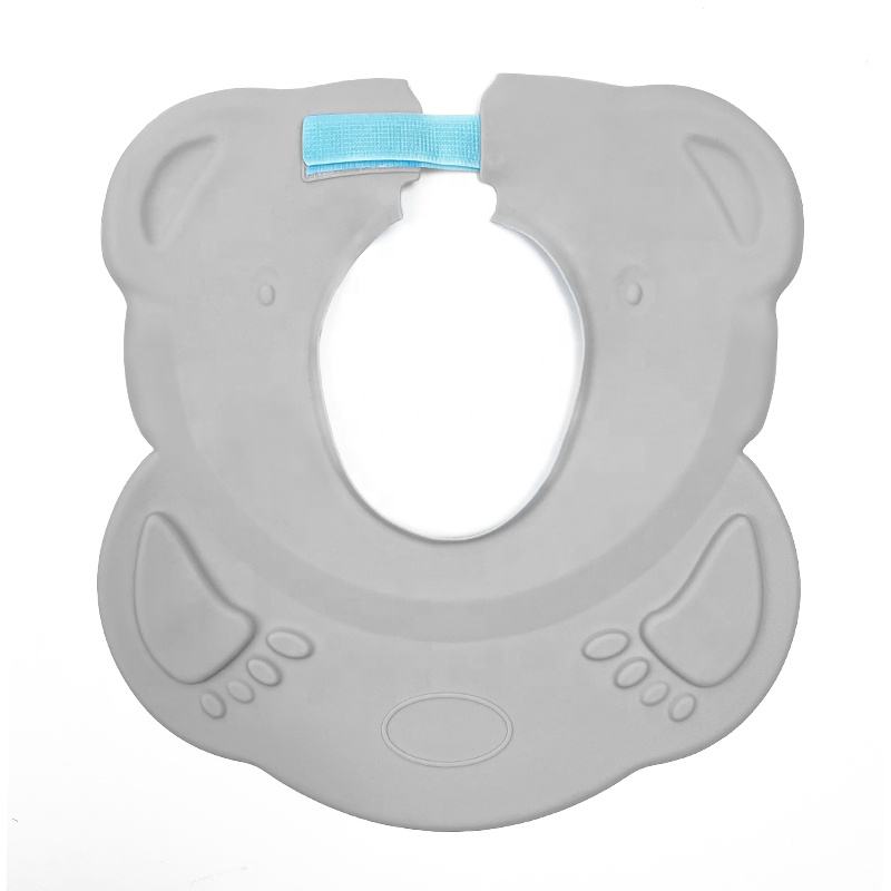 Silicone Baby Bathing Shampoo Shower Protection Silicone Shower Cap With Air Gasket