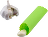 Silicone Vegetable Tool with Manual Operation Garlic Peeler Roller Keeper Aluminum Metal for Household Kitchen Use