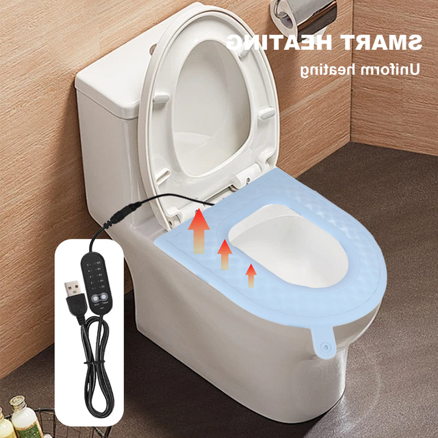 Top Rankings Outdoor Wholesale Custom Winter Waterproof Washable Heated Toilet Seat Cushion Warmer Cushion