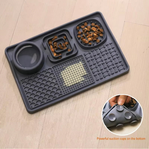Silicone Dog Lick Mat with Suction Cups - Anxiety Relief