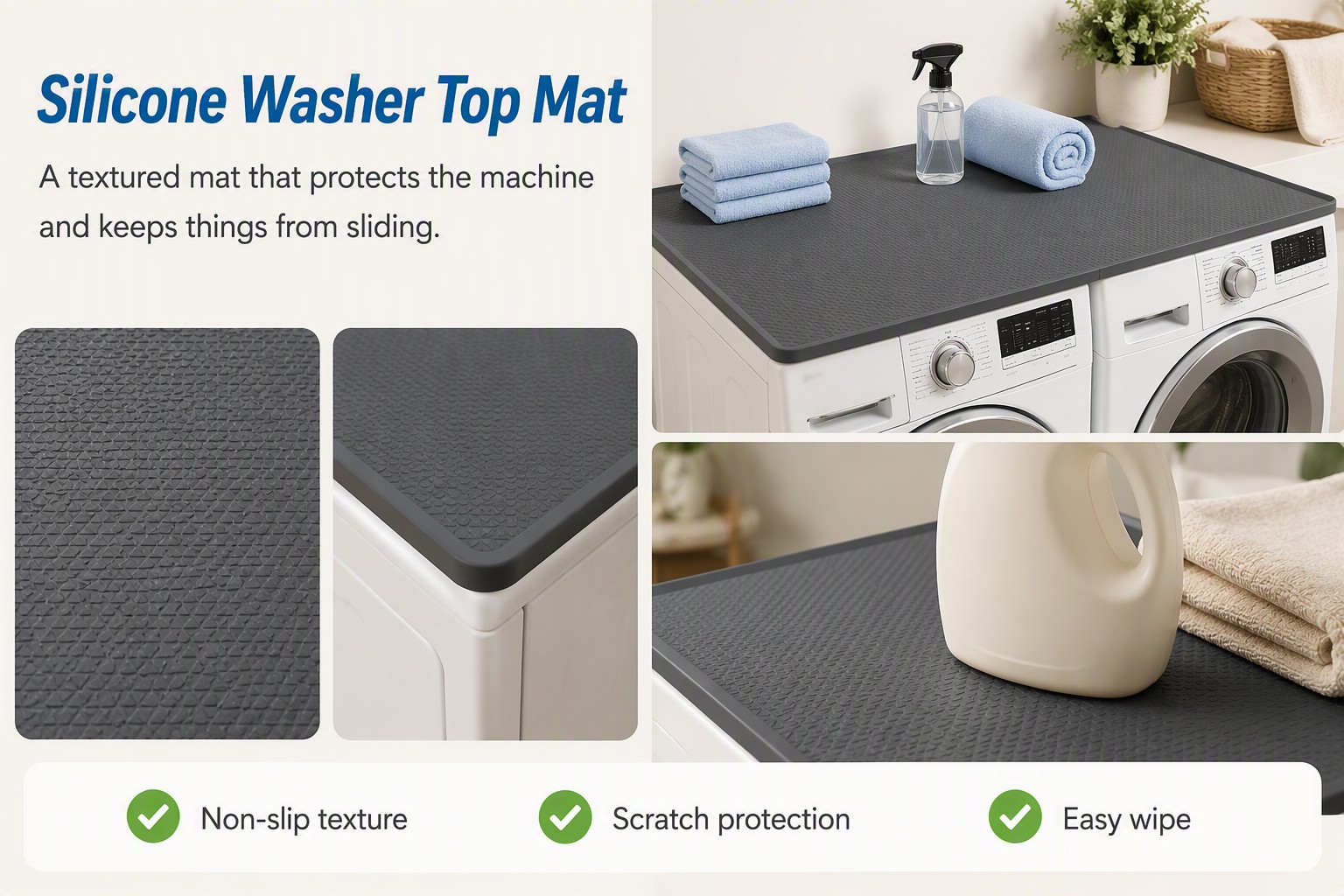 <p><b>Laundry Room Mat for Cleaner, More Useful Space</b></p> <link href="https://fonts.googleapis.com/css?family=Inter" rel="stylesheet" type="text/css" />
