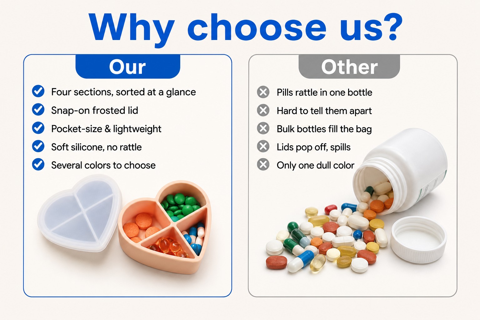 <p><b>Why Choose Our Heart Pill Box for Everyday Users</b></p> <link href="https://fonts.googleapis.com/css?family=Inter" rel="stylesheet" type="text/css" />