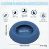 Anti-Spill Foldable Silicone Dog Water Bowl Eco-Friendly Pet Supplies Solid Pattern Modern Style