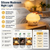 Christmas Lights LED Smart Three-Speed Cute Silicone Night Light for Rooms Eye Protection Sleep Atmosphere Clap Light