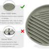 Top Sellers Silicone Slow Feeder Dog Bowl Suction Cups Waterproof Pet Feeding Mats with High Lips with Dog Bowl Set
