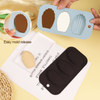 Manufacturers Food Grade Silicone Baking Mold Hot Sell 3 Compartment Silicone Cake Baking Mold