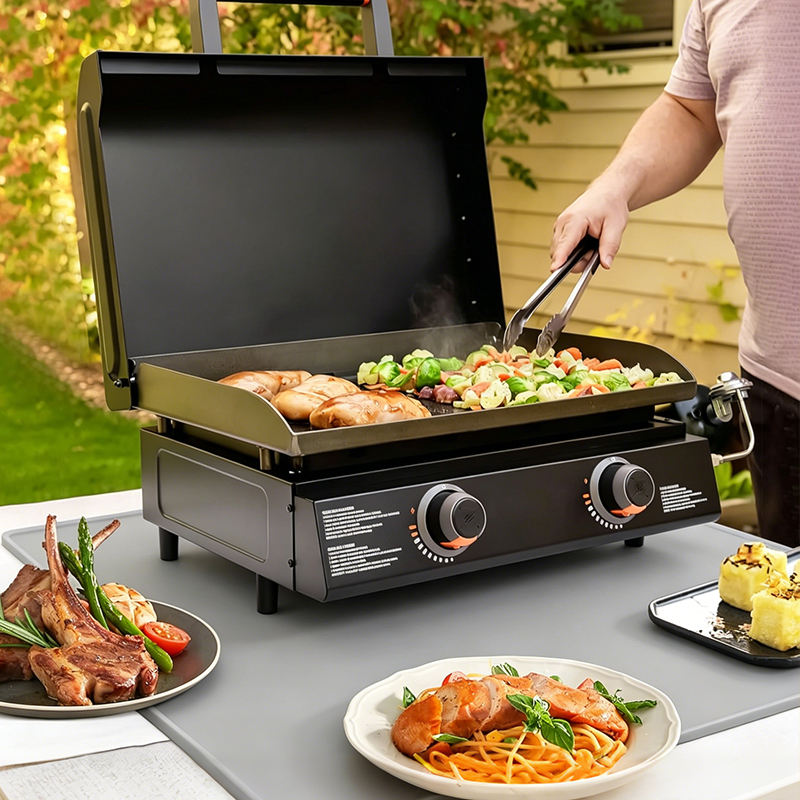 Silicone Cross-Border BBQ Grill Mat Fire Pit Retardant Protective Deck Patio Mat Free Sample
