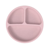 Bpa Free Baby Feeding Supplies Kids Dining Tableware Spill Proof Suction Plate Bowl Bib Spoon Baby Silicone Feeding Set