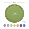 Custom Silicone Rubber Bar Cup Coasters Durable Heat Resistant Drink Cup Mat Kitchen Drinks Insulation Mat