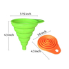 100% Food Grade Silicone Collapsible Large Size Funnel Foldable Kitchen Funnel for Liquid Transfer