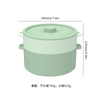 Korea Silicone Microwave Basket Steam Cooker Oven Safe Bowl Food Grade Vegetable Steaming Pot