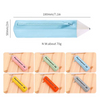Custom Logo Silicone School Bag Pencil Case With Nylon Zipper for Cute School Supplies Stationery Students