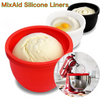 Silicone Bowl Liners Waterproof Dishwasher Safe Oven Safe Non-Toxic Silicone Liners for 5 Qt Tilt Head Stand Mixers