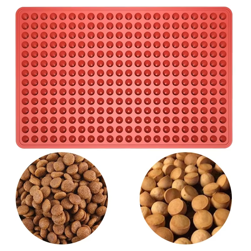 Cooking Baking Mat Mini Silicone Mold Pet Cookie Chocolate Drops Gummy Candy Cute Paw Print Baking Mat