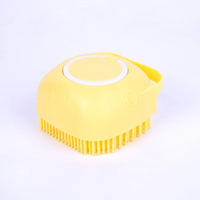 New Arrivals Custom Pets Brushes Bath Massage Brush Shampoo Dispenser Dog Grooming Tool Pet Cat Dog Bath