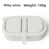 Reusable Silicone Snack Containers, Reusable Silicone Snack Boxes with Lids, Fruit and Salad Dressing Sauce Seasoning Container