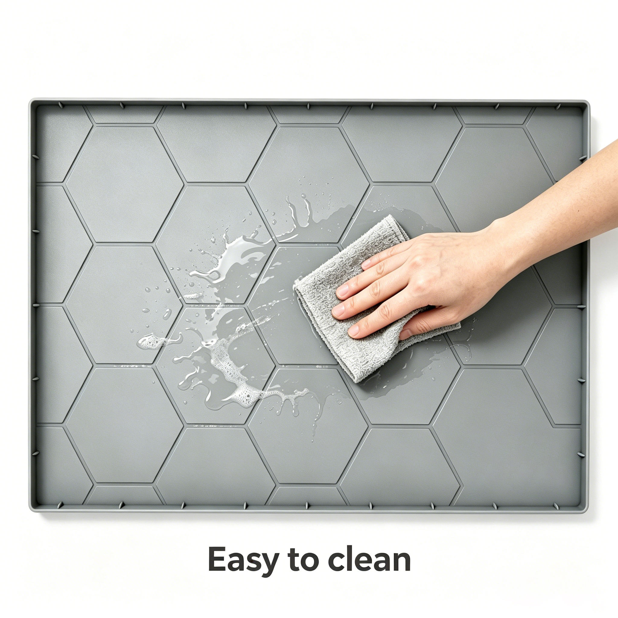 Modern Silicone Kitchen Cabinet Mat Bathroom Storage Mat Silicone Under Sink Shelf Drawer Liner