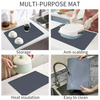 Heat Resistant Mat for Air Fryer Site On, Waterproof Silicone Mats for Kitchen Counter No-slip Silicone Countertop Protector Mat