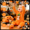 Juguete suave unisex de Teether de la calabaza de Halloween de la salud del silic&oacute;n del OEM del nuevo estilo para los ni&ntilde;os