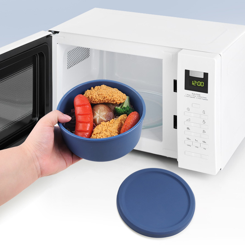 BPA-Free Leak-Proof Salad Silicone Lunch Box Adult & Kids Food Storage Container with Preservation Advantage