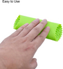 Silicone Vegetable Tool with Manual Operation Garlic Peeler Roller Keeper Aluminum Metal for Household Kitchen Use