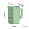 New Arrivals Elegant Flow Bath Hair Rinse Cup Eco-friendly Shower Silicone Cup Wash for Bathing Shampoo Cup Rinser