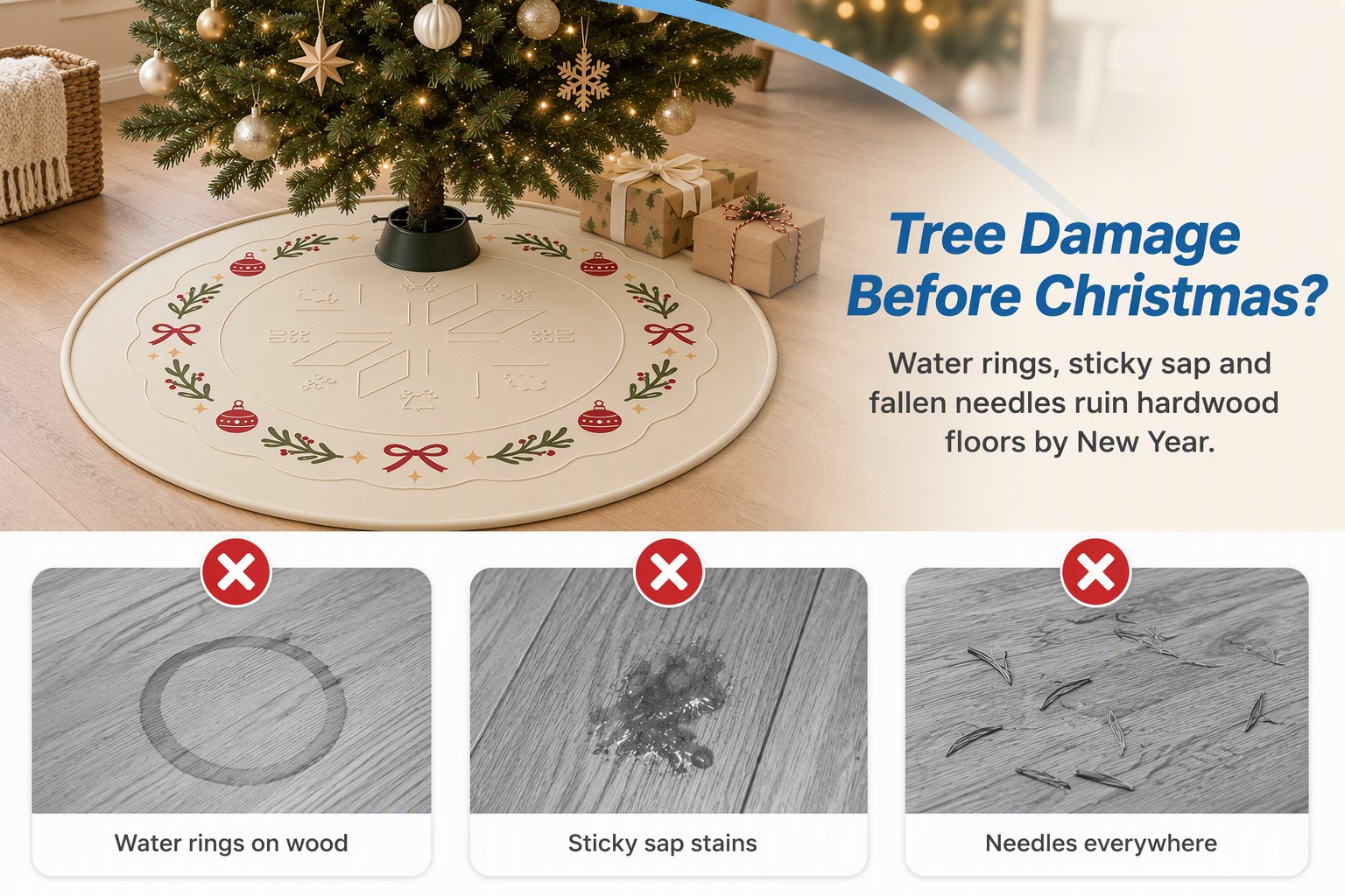 <p><b>Designed for Less Cleaning and More Festive Cheer</b></p> <link href="https://fonts.googleapis.com/css?family=Inter" rel="stylesheet" type="text/css" />