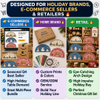 Silicone Christmas Placemat - Waterproof Non Slip Table Mat