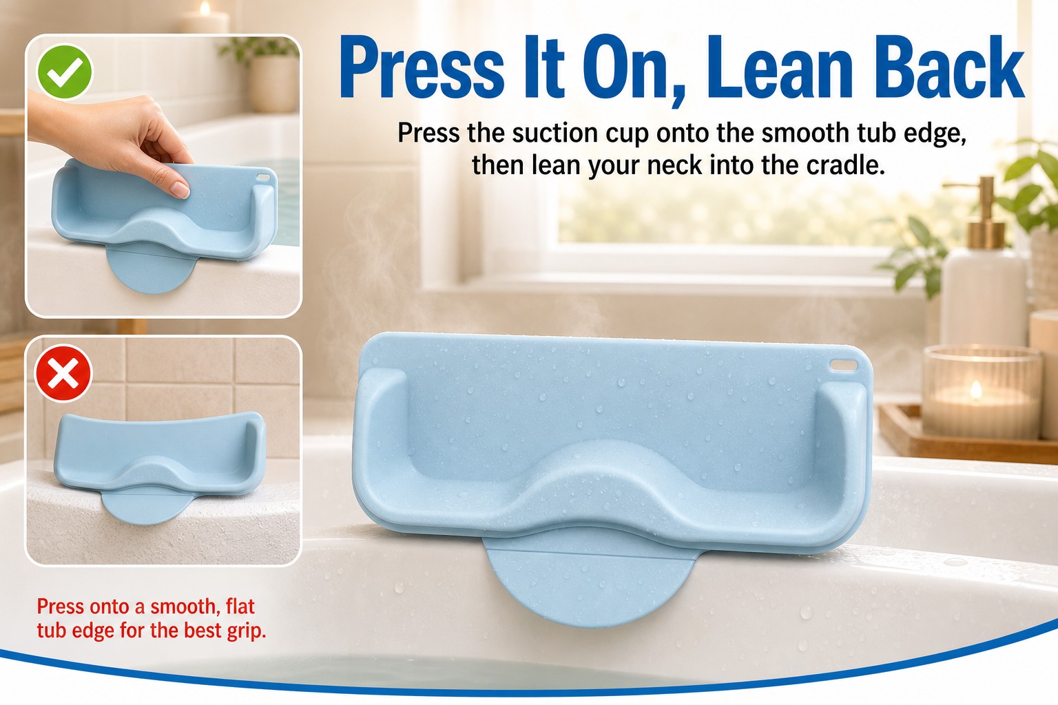 <p><b>Universal Fit for Tubs, Tiles, and Shower Walls</b></p> <link href="https://fonts.googleapis.com/css?family=Inter" rel="stylesheet" type="text/css" />