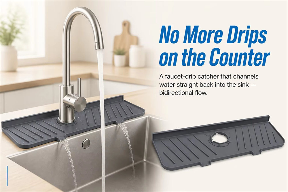 <span style="font-family:inter;"><span style="color:#2f4a52;"><strong>Soft, Flexible, and Faucet-Hugging Silicone Design</strong></span></span><br /> <link href="https://fonts.googleapis.com/css?family=Inter" rel="stylesheet" type="text/css" />