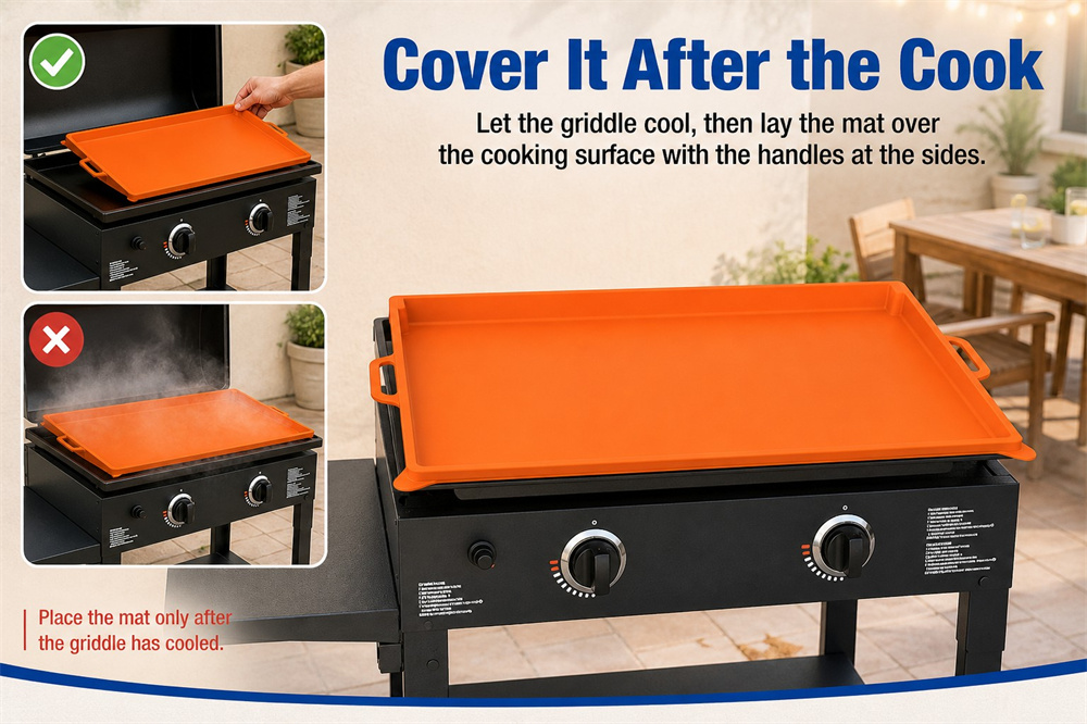 <span style="font-family:inter;"><span style="color:#2f4a52;"><strong>Universal Fit for Standard Flat-Top Griddles</strong></span></span> <link href="https://fonts.googleapis.com/css?family=Inter" rel="stylesheet" type="text/css" />